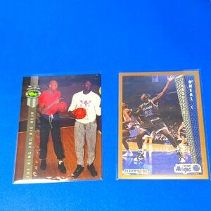 Shaquille O'Neal (2) Basketball Trading Cards Fleer 92/93 Four Sport 1992